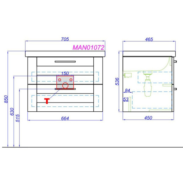 Схема (детальная фотография), моноблок
