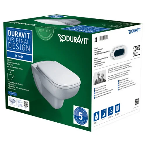 Крышка-сидение с микролифтом Duravit D-Code белая 0067390000 (детальная фотография), в наличии