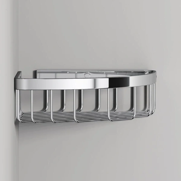 Полочка для ванной AM.PM Sense L угловая, хром A7452100 (детальная фотография), хром