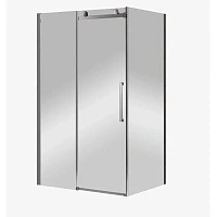 Душевой уголок Cezares Stylus M 140х100 см профиль хром