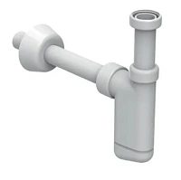 Сифон для раковины Ceramalux белый