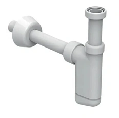 Сифон для раковины Ceramalux белый