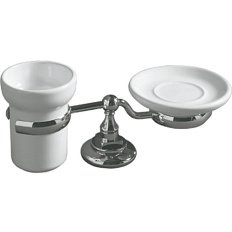 Мыльница и стакан для ванной Simas Victoria 260207