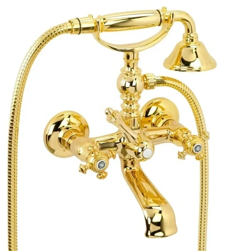 Смеситель для ванны Migliore Prestige золото - фото 3