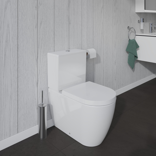 Унитаз компакт Duravit ME by Starck 217009 (детальная фотография), современные, hi-tech, круглые