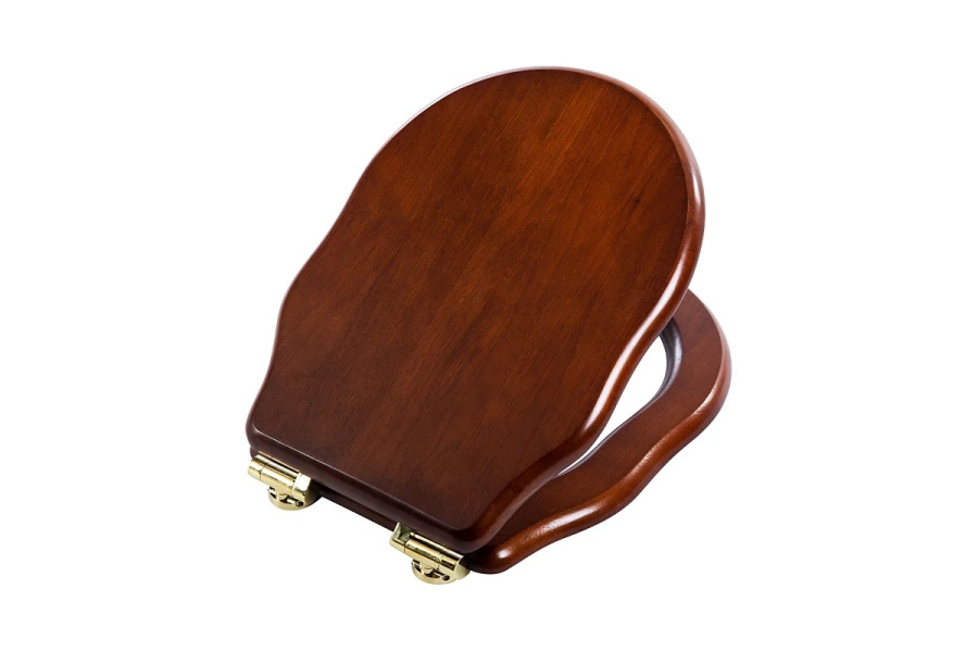 Крышка-сидение с микролифтом BelBagno Boheme петли золото BB115SCW-ORO (детальная фотография)