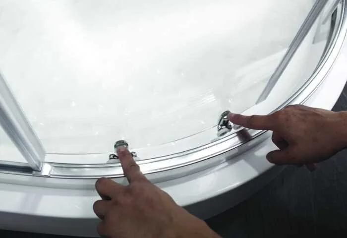 Душевая дверь в нишу Cezares Anima 120 см стекло прозрачное ANIMA-W-BF-1-120-C-Cr (детальная фотография), современные, hi-tech