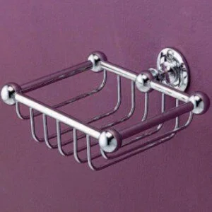 Мыльница-решётка для ванной, цвет хром, Devon&Devon First Class DD33050CR (детальная фотография), в наличии