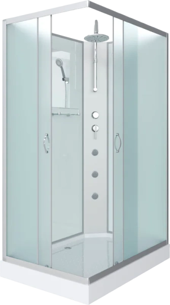 Душевая кабина Niagara Classic 120x80 см с гидромассажем 432853QBKTG (детальная фотография)