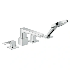 Смеситель для ванны Hansgrohe Metropol 74553000 на 4 отверстия