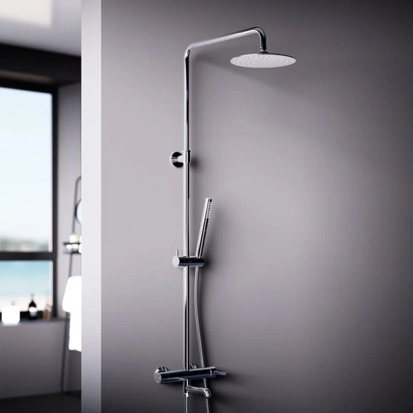 Душевая стойка Damixa Scandinavian Pure хром 936740000 (детальная фотография), хром
