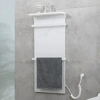 Полотенцесушитель электрический Black&White Moon 40x90 см белый мрамор