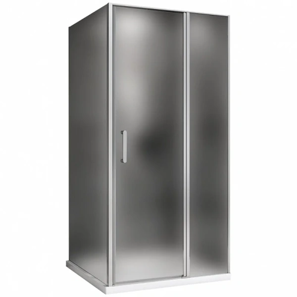 Душевой уголок Abber Sonnenstrand 110х80 см профиль хром, стекло матовое AG04110MS-S80M (детальная фотография)