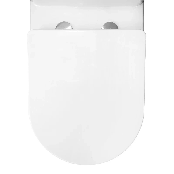 Унитаз компакт Azario Anteo Round белый AZ-1219A (детальная фотография), современные, hi-tech, круглые index_1