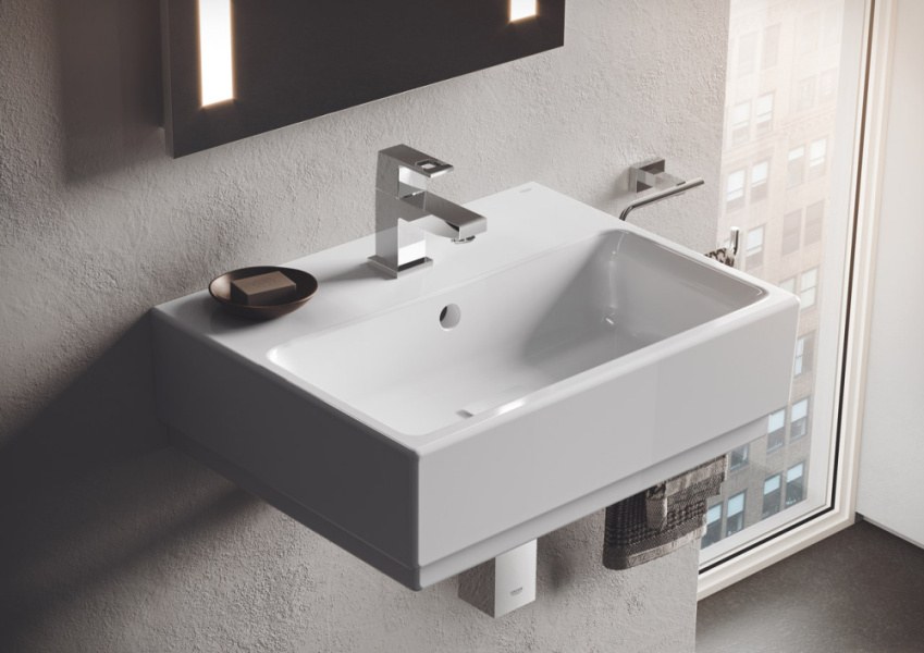 Раковина Grohe Cube Ceramic 3948300H (детальная фотография), современные, hi-tech