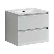 Тумба с раковиной подвесная Sancos Cento 60 см с ящиками