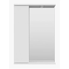 Зеркальный шкаф с подсветкой Misty Лира 50 см левый