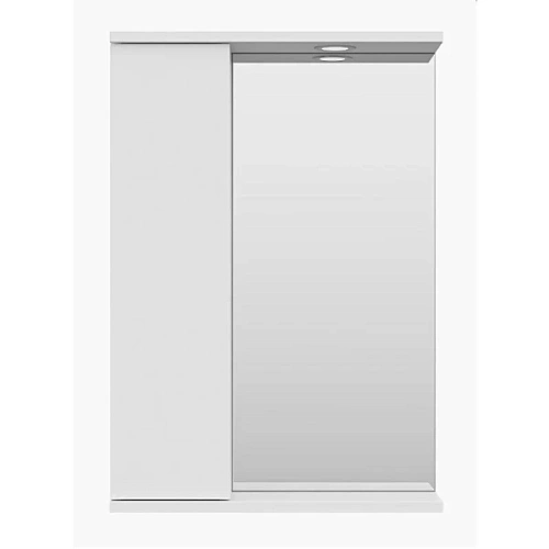 Зеркальный шкаф с подсветкой Misty Лира 50 см левый - фото 1