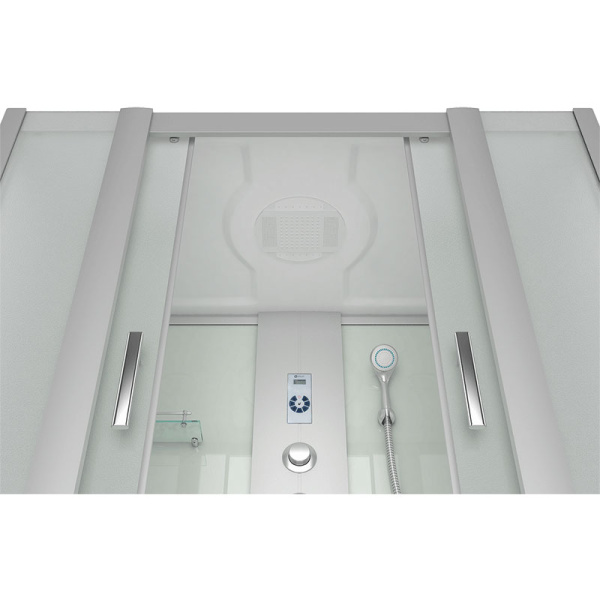 Душевая кабина Erlit Comfort 168x80 см стеклo матовое ER4517TP-C3-RUS (детальная фотография), с высоким, глубоким поддоном, глубокий поддон