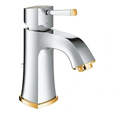 Смеситель для раковины, хром-золото, Grohe Grandera 23303IG0