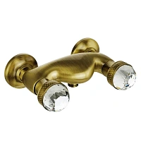 Смеситель для душа Migliore Axo Swarovski бронза
