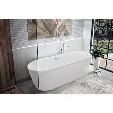 Ванна акриловая Cezares Metauro 180x80 см без гидромассажа