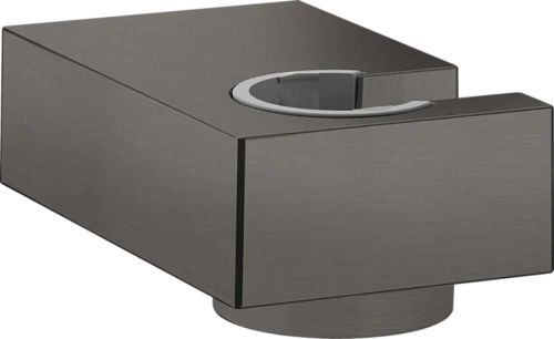 Держатель ручного душа Hansgrohe Porter E шлифованный черный хром - фото 6