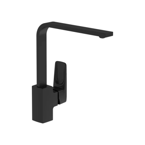 Смеситель для кухни VitrA Root Square черный матовый - фото 1