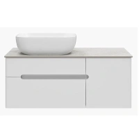 Тумба под раковину подвесная Misty Роял 100 см белая