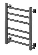 Полотенцесушитель электрический Ника Step 60х40 см черный матовый