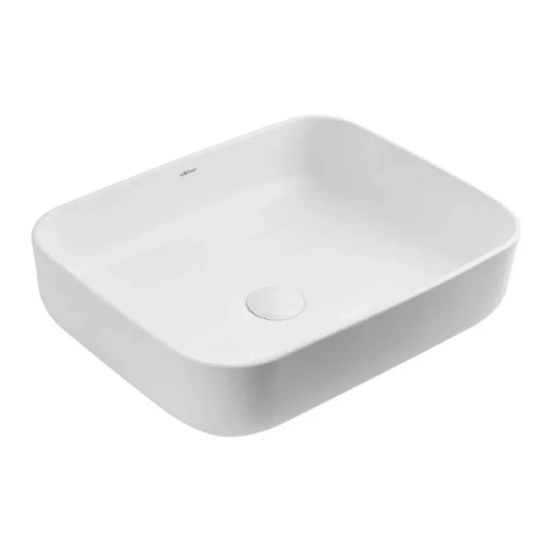 Раковина Abber Rechteck 50 см белая матовая - фото 2