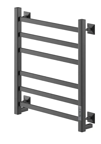 Полотенцесушитель электрический Ника Step 60х40 см черный матовый - фото 2
