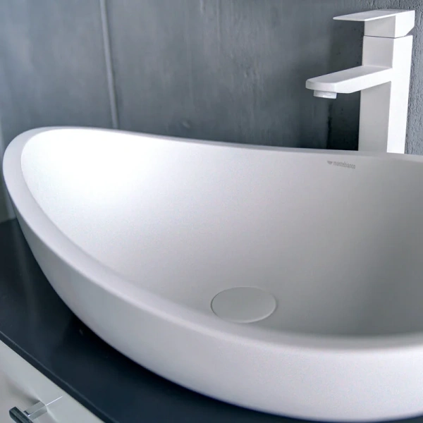 Раковина Montebianco Onda 60 см белая матовая 11020 (детальная фотография) index_1