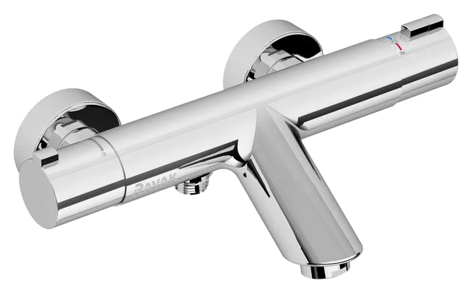 Смеситель для ванны настенный термостатический без гарнитуры Ravak Termo TE 022.00-150 X070047 (детальная фотография)