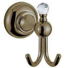 Крючок для ванной Cezares Aphrodite бронза, с кристаллом Swarovski