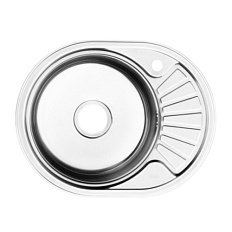 Мойка для кухни IDDIS Suno 60 см чаша слева полированная