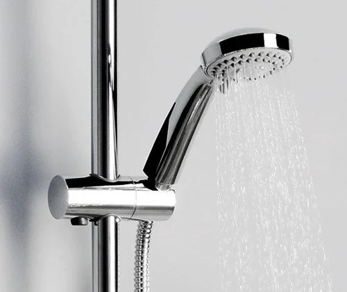 Душевая стойка WasserKRAFT с термостатическим смесителем A13302 (детальная фотография), без излива