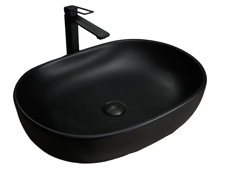 Раковина GID Lago Bm9026a 60 см черная матовая 53369 (детальная фотография)