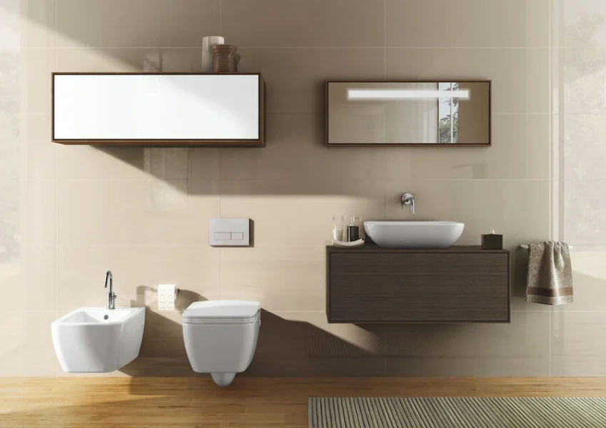 Унитаз подвесной Hatria Fusion Q YXWY01 35.5х55 см (детальная фотография), современные, hi-tech, прямоугольные