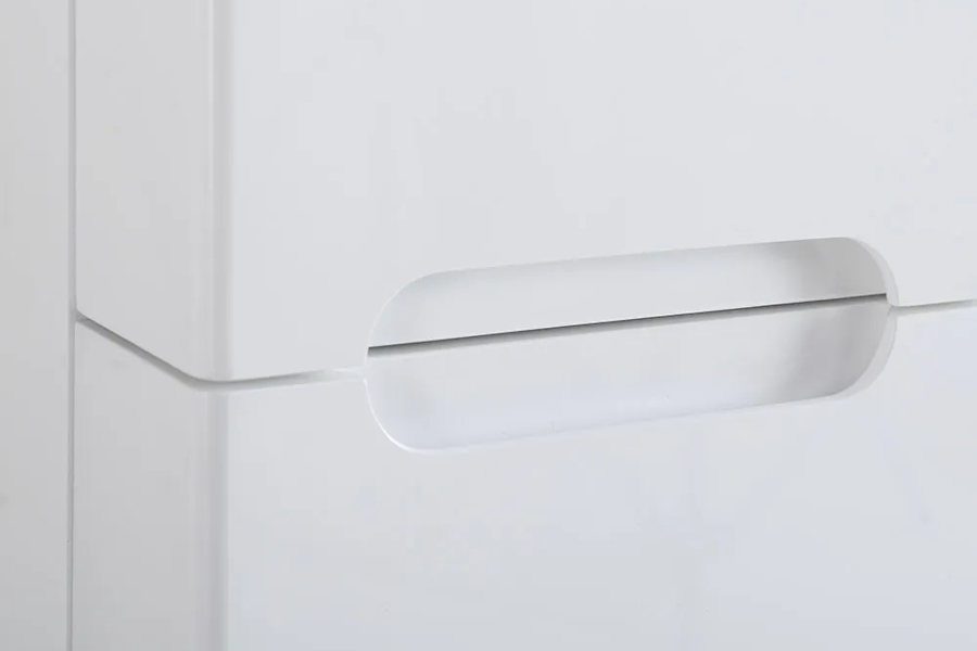 Шкаф-пенал подвесной BelBagno Etna 30 см bianco lucido правосторонний ETNA-M-1500-2A-SO-BL-R (детальная фотография), недорого