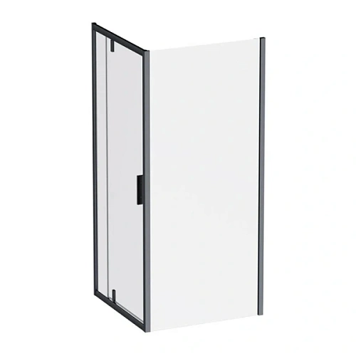 Душевой уголок Am.Pm Gem 90x90 см профиль черный - фото 2