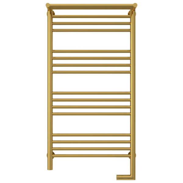 Полотенцесушитель электрический правый, с полкой цвет золото Сунержа Богема 2.0 1000х500 03-5207-1050 (детальная фотография), по запросу