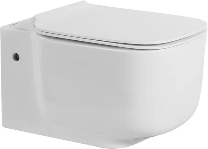 Унитаз подвесной BelBagno Vaso белый BB127CH (детальная фотография)