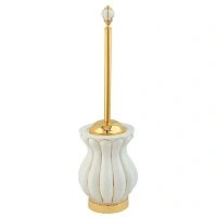 Ершик Migliore Olivia керамика с золотым декором, золото