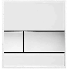 Клавиша смыва, цвет стекла белый, цвет кнопки хром, Tece TECEsquare Urinal 9242802