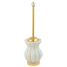 Ершик Migliore Olivia керамика с золотым декором, золото