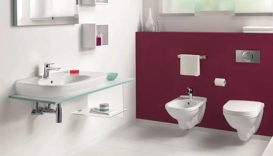 Раковина Villeroy & Boch O.novo 60 см без покрытия 51606001 (детальная фотография), полукруглая, тюльпан
