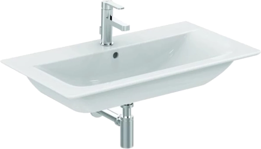 Раковина Ideal Standard Connect Air 84 см белая E027901 (детальная фотография), белые