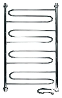 Полотенцесушитель электрический Ника Curve 100х60 см правый