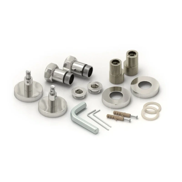 Полотенцесушитель водяной Сунержа Канцлер 50х80 см темный титан муар 15-0254-8050 (детальная фотография), лесенка, вертикальные